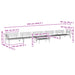 6-delige Loungeset pallet massief acaciahout