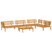 5-delige Loungeset pallet massief acaciahout