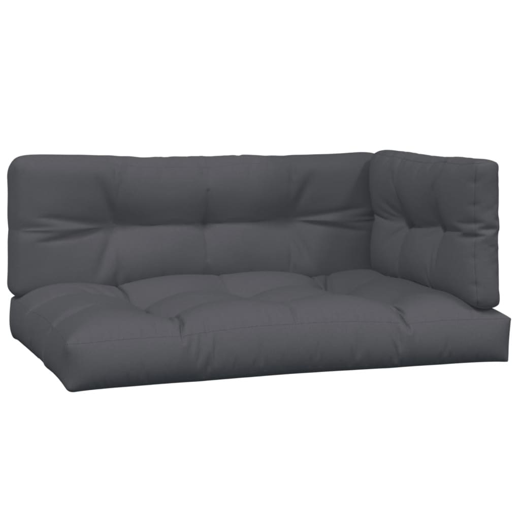 Tuinhoekbanken 2 st pallet met kussens massief acaciahout