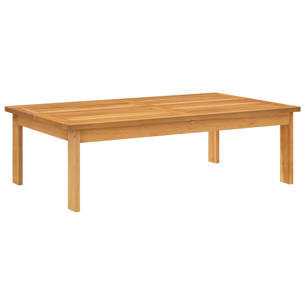 4-delige Loungeset pallet met kussens massief acaciahout
