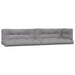 6-delige Loungeset pallet met kussens massief acaciahout