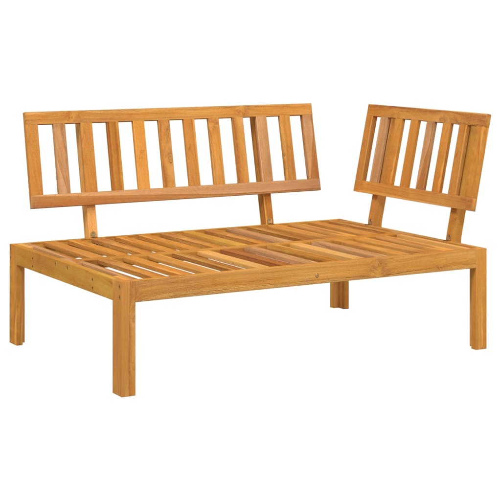 Tuinhoekbank pallet massief acaciahout