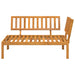 Tuinhoekbank pallet massief acaciahout