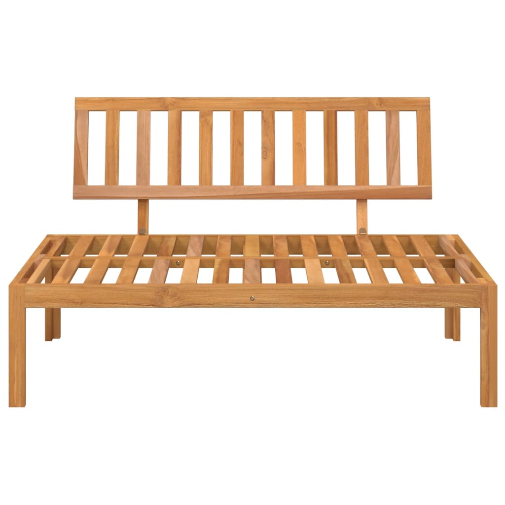 Tuinmiddenbank pallet massief acaciahout