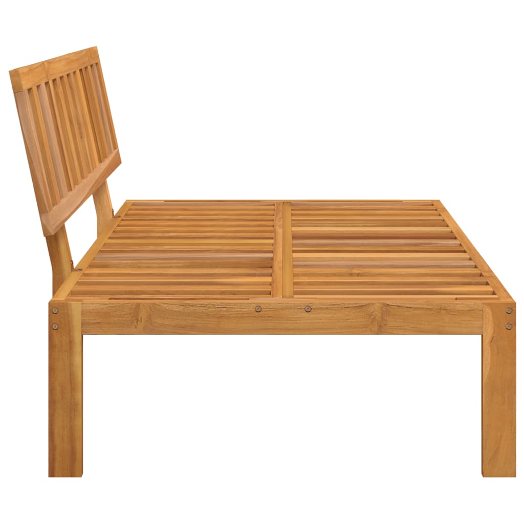Tuinmiddenbank pallet massief acaciahout