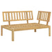 Tuinhoekbank pallet massief acaciahout