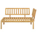 Tuinhoekbank pallet massief acaciahout