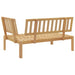 Tuinhoekbank pallet massief acaciahout