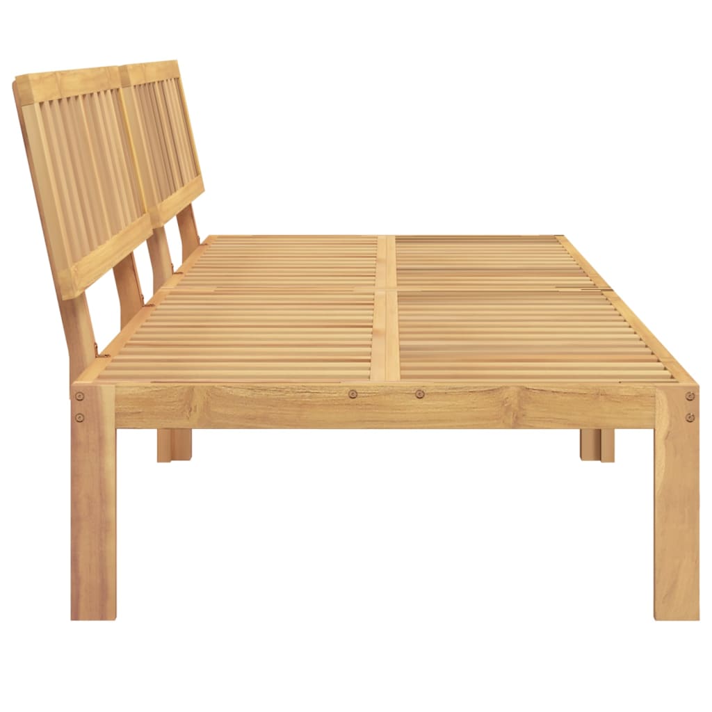 Tuinmiddenbanken 2 st pallet massief acaciahout