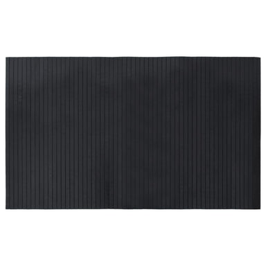 Vloerkleed rechthoekig 60x100 cm bamboe zwart