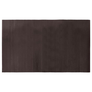 Vloerkleed rechthoekig 60x100 cm bamboe donkerbruin