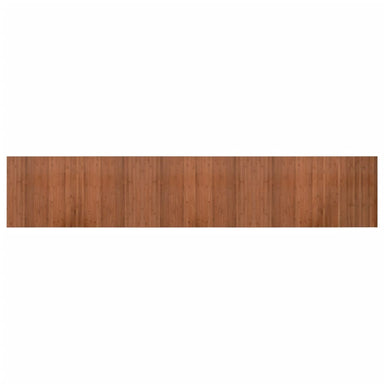 Vloerkleed rechthoekig 60x300 cm bamboe bruin