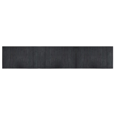 Vloerkleed rechthoekig 60x300 cm bamboe grijs
