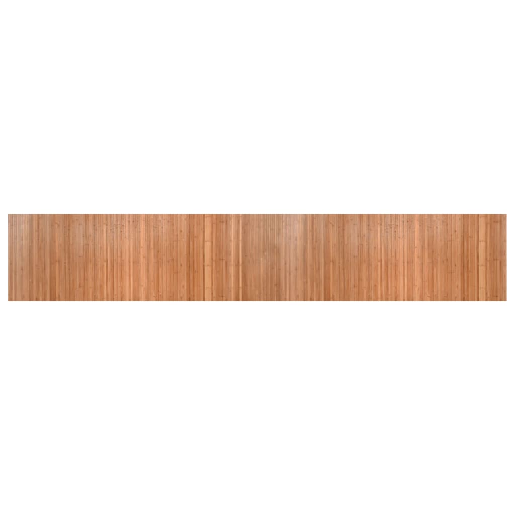 Vloerkleed rechthoekig 60x400 cm bamboe naturel