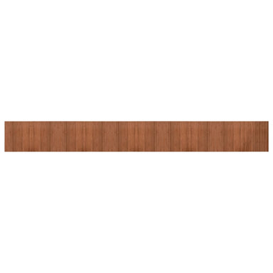 Vloerkleed rechthoekig 60x500 cm bamboe bruin