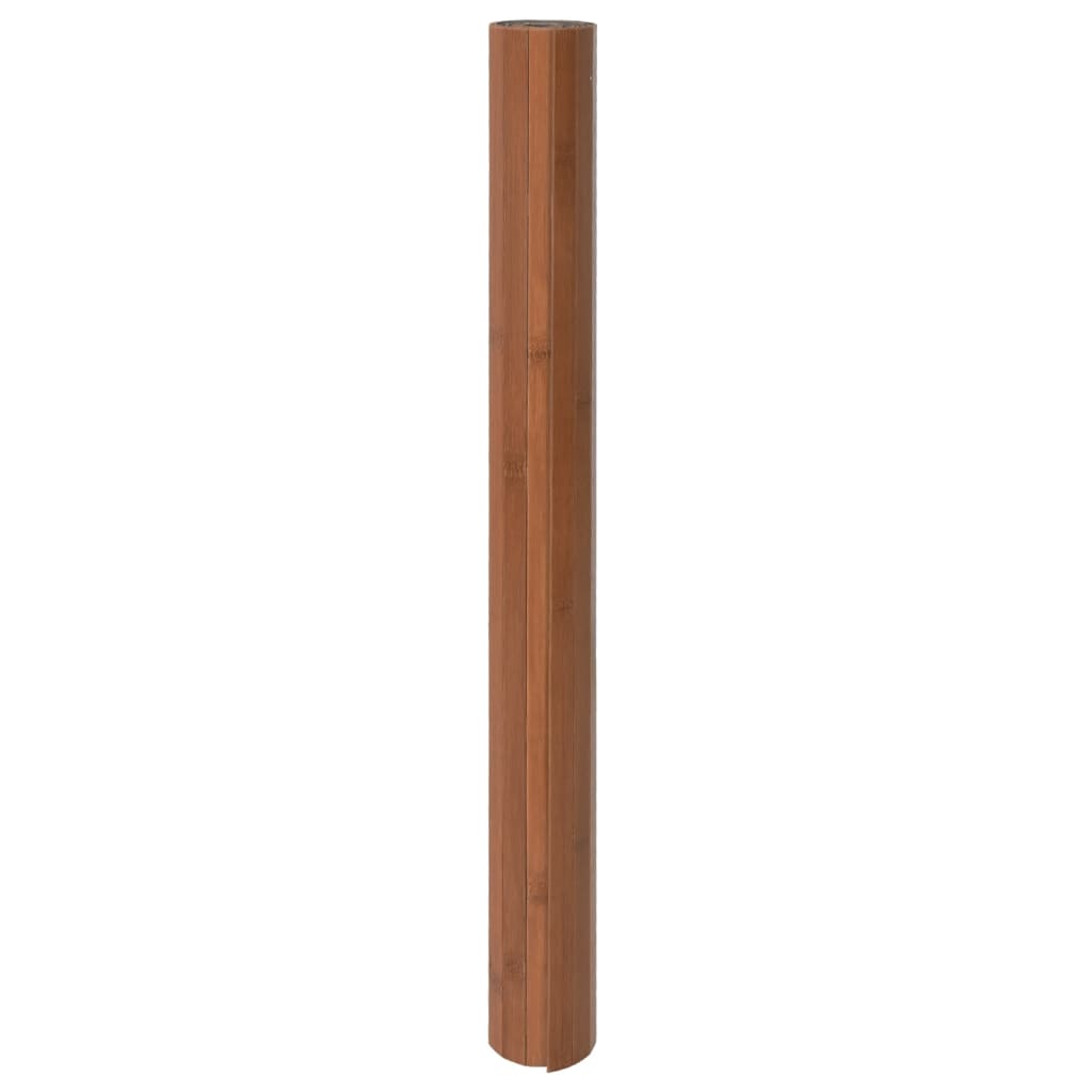 Vloerkleed rechthoekig 60x500 cm bamboe bruin