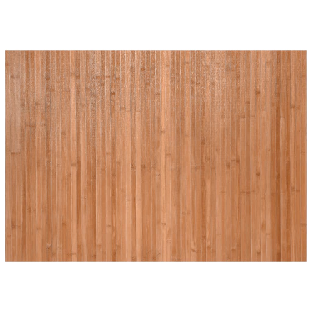 Vloerkleed rechthoekig 70x100 cm bamboe naturel
