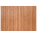 Vloerkleed rechthoekig 70x100 cm bamboe naturel