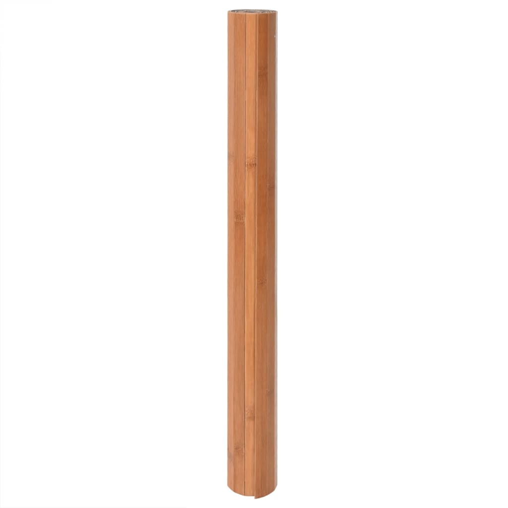 Vloerkleed rechthoekig 70x100 cm bamboe naturel