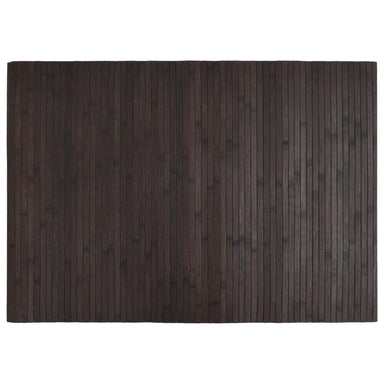 Vloerkleed rechthoekig 70x100 cm bamboe donkerbruin