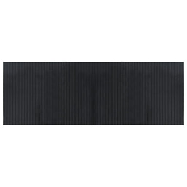Vloerkleed rechthoekig 70x200 cm bamboe zwart