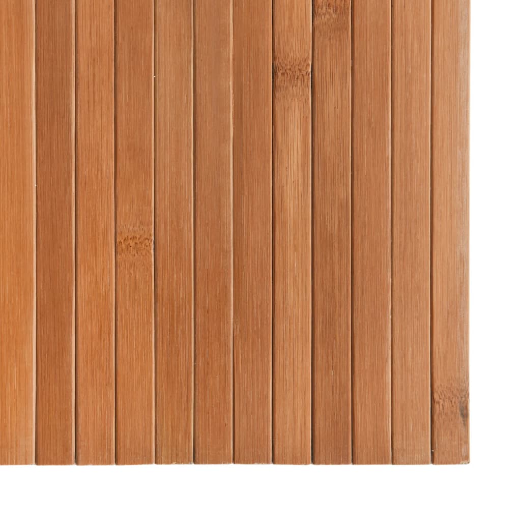 Vloerkleed rechthoekig 70x200 cm bamboe naturel
