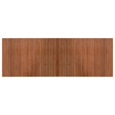 Vloerkleed rechthoekig 70x200 cm bamboe bruin
