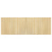 Vloerkleed rechthoekig 70x200 cm bamboe lichtnaturel