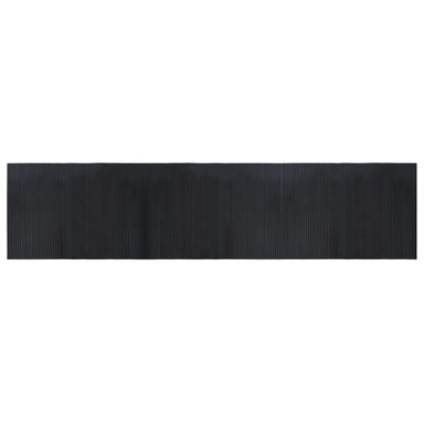 Vloerkleed rechthoekig 70x300 cm bamboe zwart