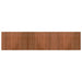 Vloerkleed rechthoekig 70x300 cm bamboe bruin