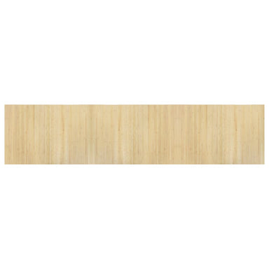 Vloerkleed rechthoekig 70x300 cm bamboe lichtnaturel