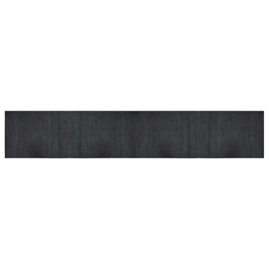 Vloerkleed rechthoekig 70x400 cm bamboe grijs