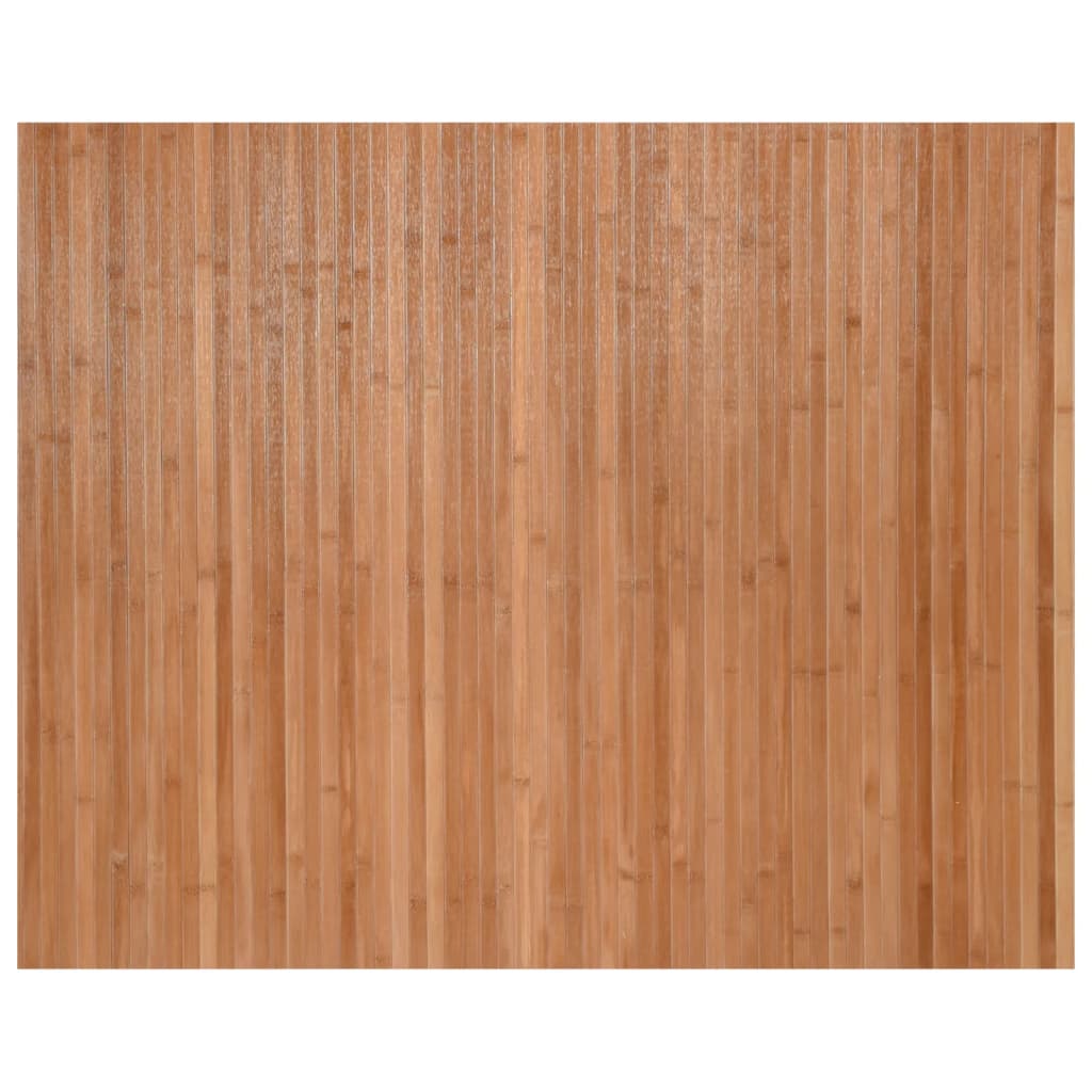 Vloerkleed rechthoekig 80x100 cm bamboe naturel