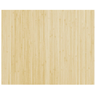 Vloerkleed rechthoekig 80x100 cm bamboe lichtnaturel