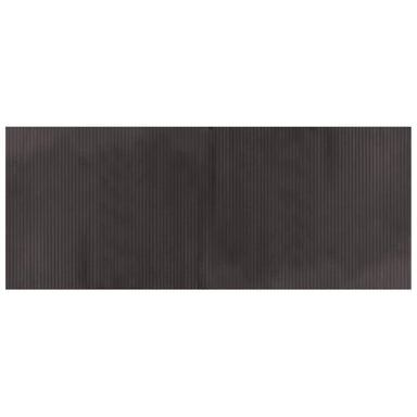 Vloerkleed rechthoekig 80x200 cm bamboe donkerbruin