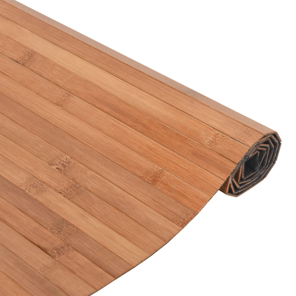 Vloerkleed rechthoekig 80x300 cm bamboe naturel
