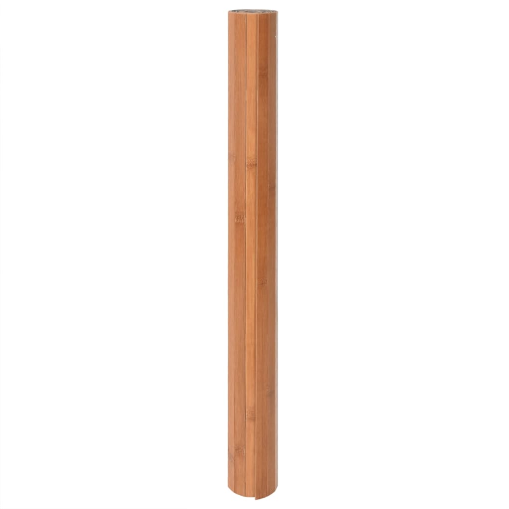 Vloerkleed rechthoekig 80x500 cm bamboe naturel
