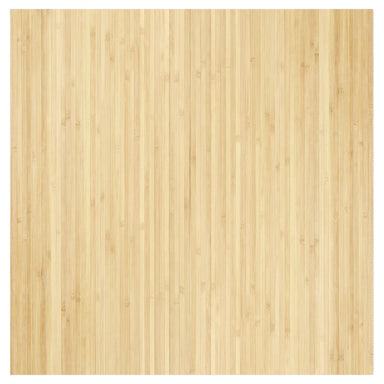 Vloerkleed rechthoekig 100x100 cm bamboe lichtnaturel