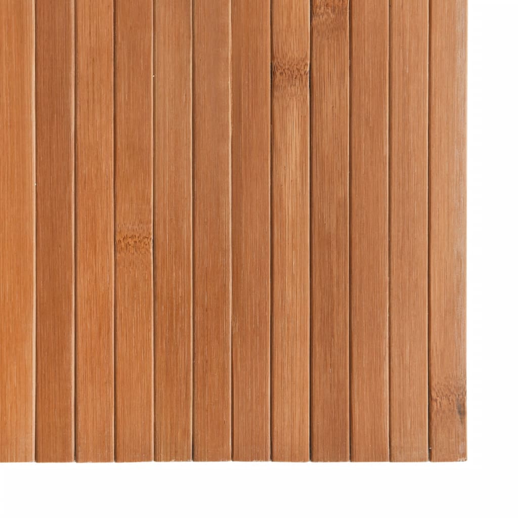 Vloerkleed rechthoekig 100x300 cm bamboe naturel