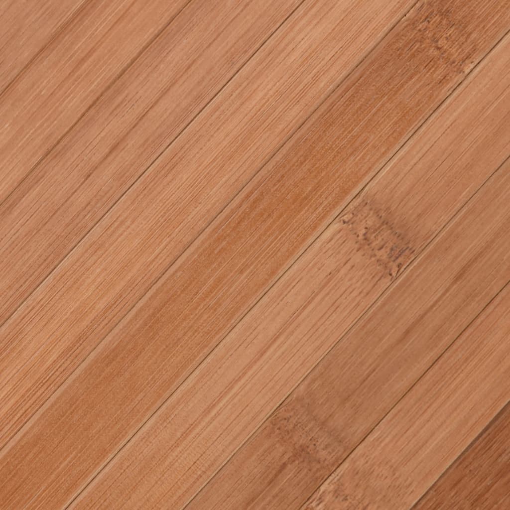 Vloerkleed rechthoekig 100x300 cm bamboe naturel