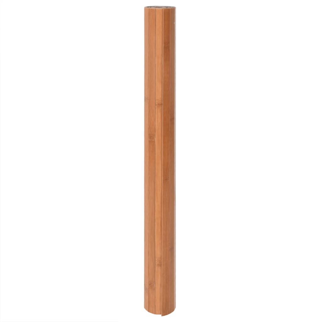 Vloerkleed rechthoekig 100x400 cm bamboe naturel