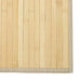 Vloerkleed rechthoekig 60x200 cm bamboe lichtnaturel