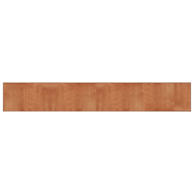 Vloerkleed rechthoekig 60x400 cm bamboe bruin