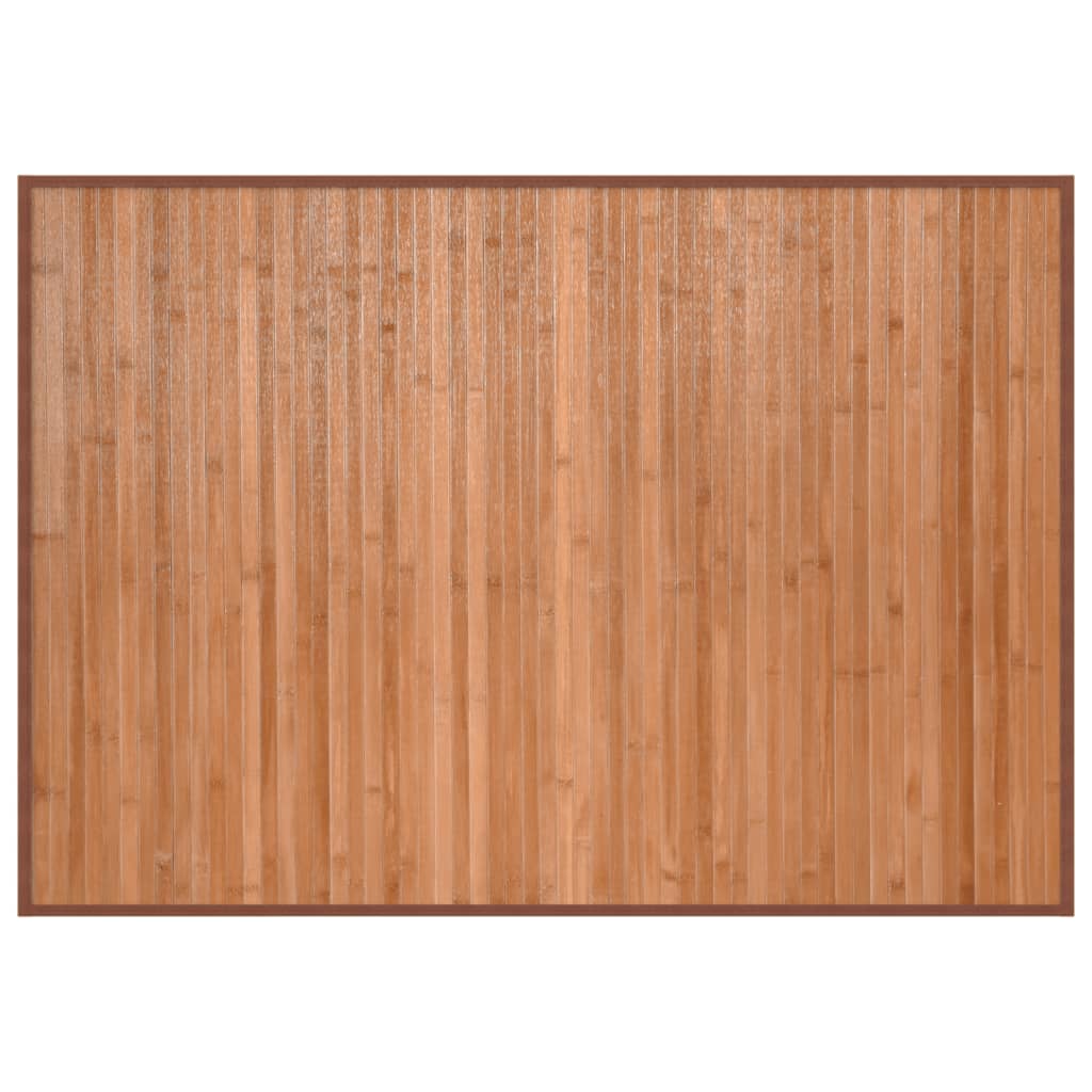 Vloerkleed rechthoekig 70x100 cm bamboe naturel