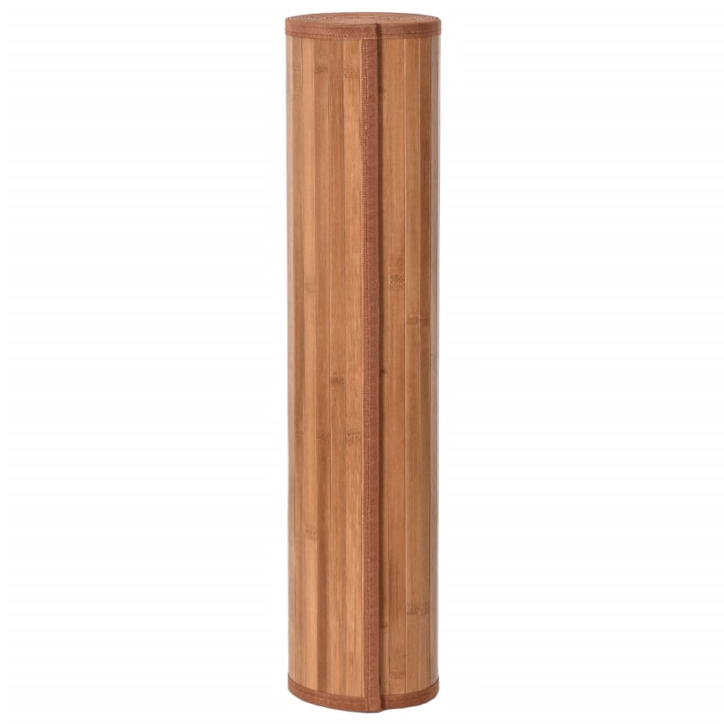 Vloerkleed rechthoekig 70x100 cm bamboe naturel