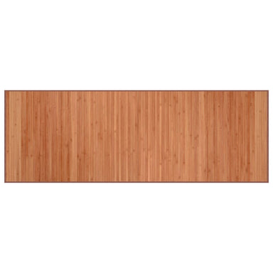 Vloerkleed rechthoekig 70x200 cm bamboe bruin