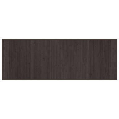 Vloerkleed rechthoekig 70x200 cm bamboe donkerbruin