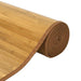 Vloerkleed rechthoekig 70x300 cm bamboe naturel
