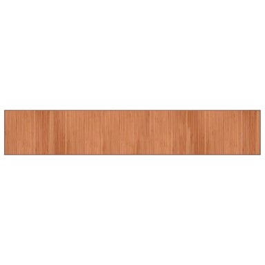 Vloerkleed rechthoekig 70x400 cm bamboe bruin