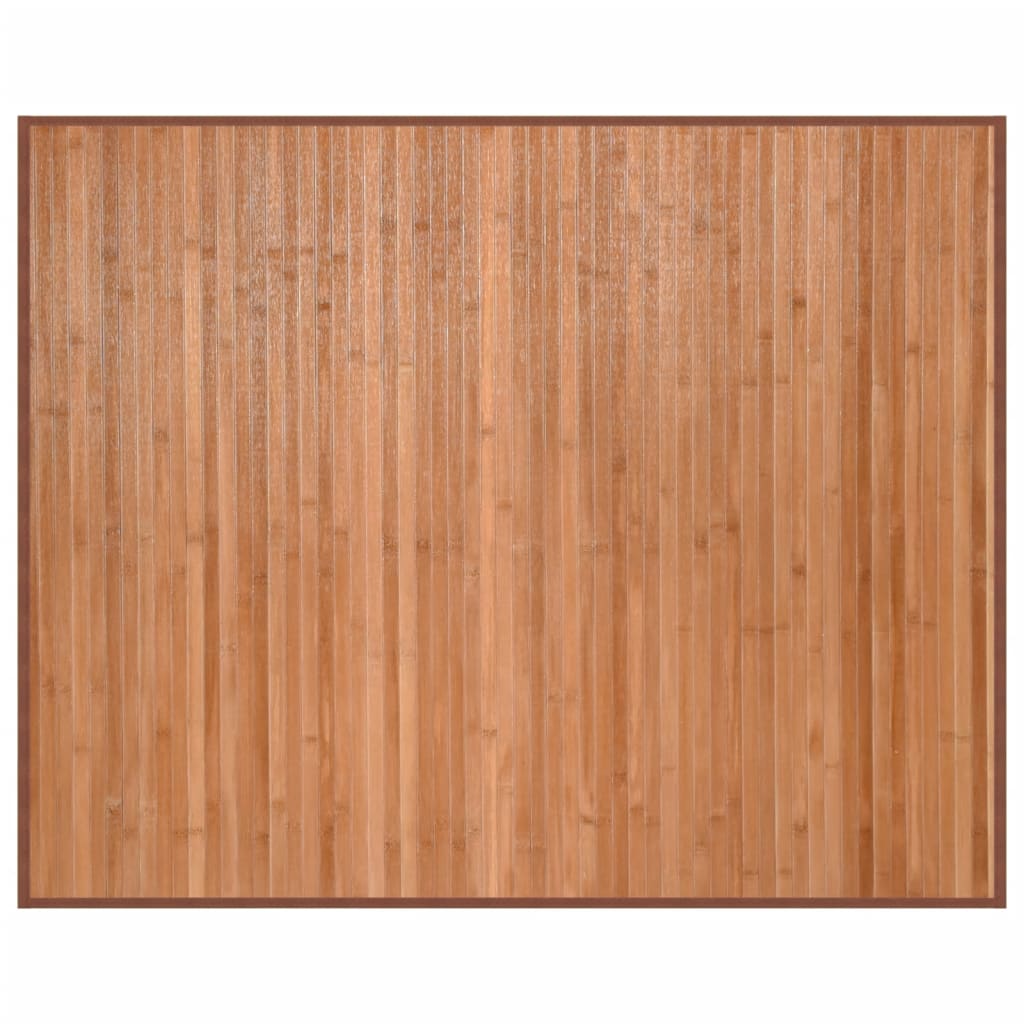 Vloerkleed rechthoekig 80x100 cm bamboe naturel